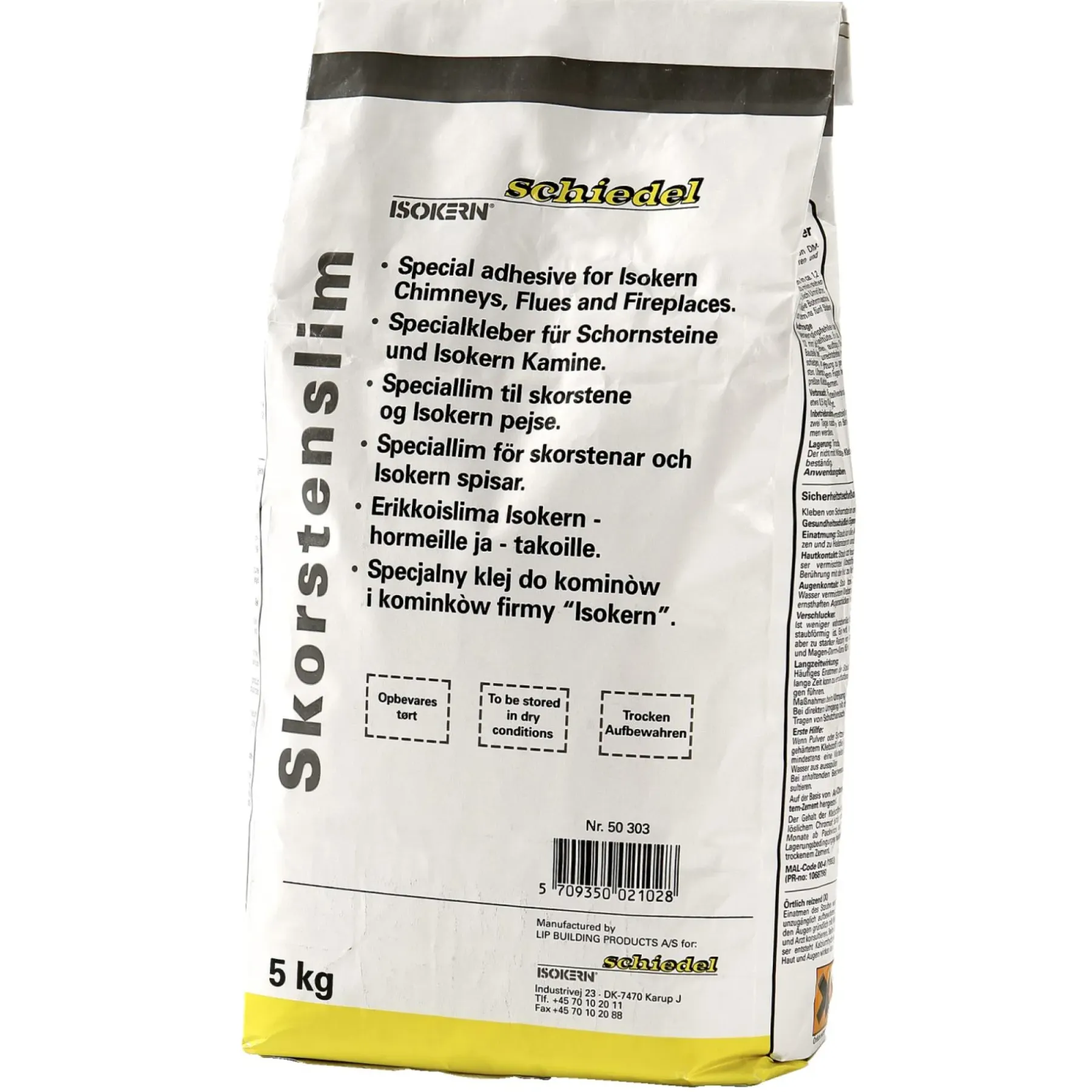 SKORSTENSLIM 5 KG>Schiedel Isokern Online