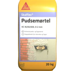 Cement & Mørtel ^ Sika SKALFLEX PUDSEMØRTEL GRÅ 20 KG