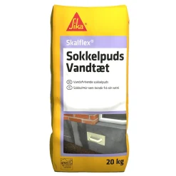 Cement & Mørtel ^ Sika SKALFLEX SOKKELPUDS GRÅ 20 KG
