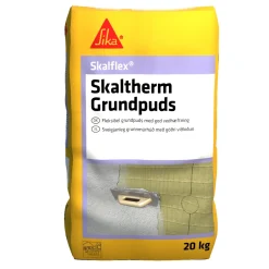 Cement & Mørtel ^ Sika SKALTHERM GRUNDPUDS GRÅ 20 KG