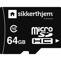 Alarm & Overvågning ^ SikkertHjem SD-KORT
