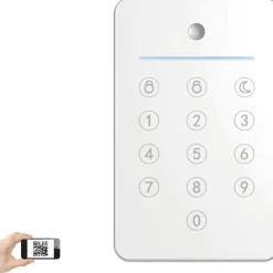Alarm & Overvågning ^ SikkertHjem S6EVO M/NØGLEBRIKLÆSER SMARTPAD
