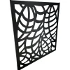 Systemhegn ^ Skagen SYSTEMHEGN LEAF HEGNSMODUL SORT ALUMINIUM 0.30 X 9.50 X 88 CM