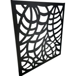 Systemhegn ^ Skagen SYSTEMHEGN LEAF HEGNSMODUL SORT ALUMINIUM 0.30 X 9.50 X 88 CM