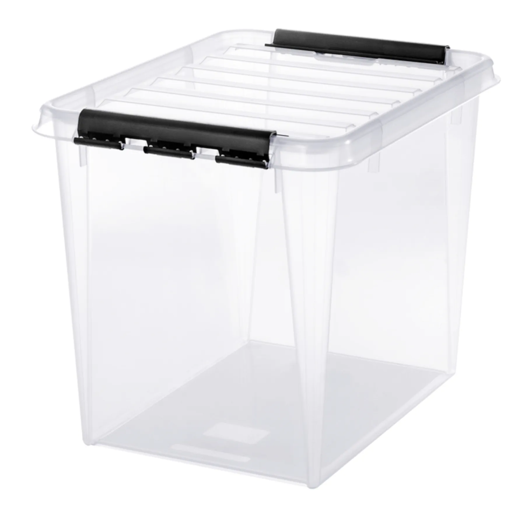 Boligindretning ^ SmartStore CLASSIC 50 OPBEVARINGSKASSE M. LÅG TRANSPARENT 52 L