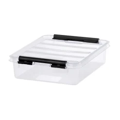 Boligindretning ^ SmartStore CLASSIC OPBEVARINGSKASSE M. LÅG TRANSPARENT 1 L