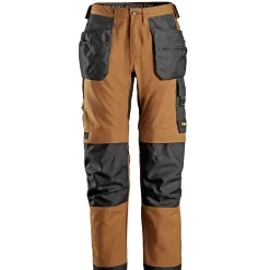 Arbejdsbukser ^ Snickers Workwear 6224 ARBEJDSBUKS 54 BRUN/SORT