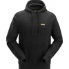 2896 HÆTTETRØJE L SORT>Snickers Workwear New