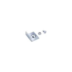 Møbel- & Inventarbeslag ^ Svalk BÆREKNÆGT 25,5X30 MM SØLV 3 DELE