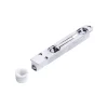 Møbel- & Inventarbeslag ^ Svalk M/HVID BØSNING KANTRIGLE 138X20 MM SØLV 1 STK