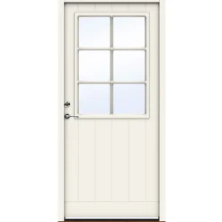 Yderdøre ^ Swedoor ADVANCE-LINE CLASSIC BRAHMS ECO FACADEDØR 77 X 948 X 2115 MM V HVID