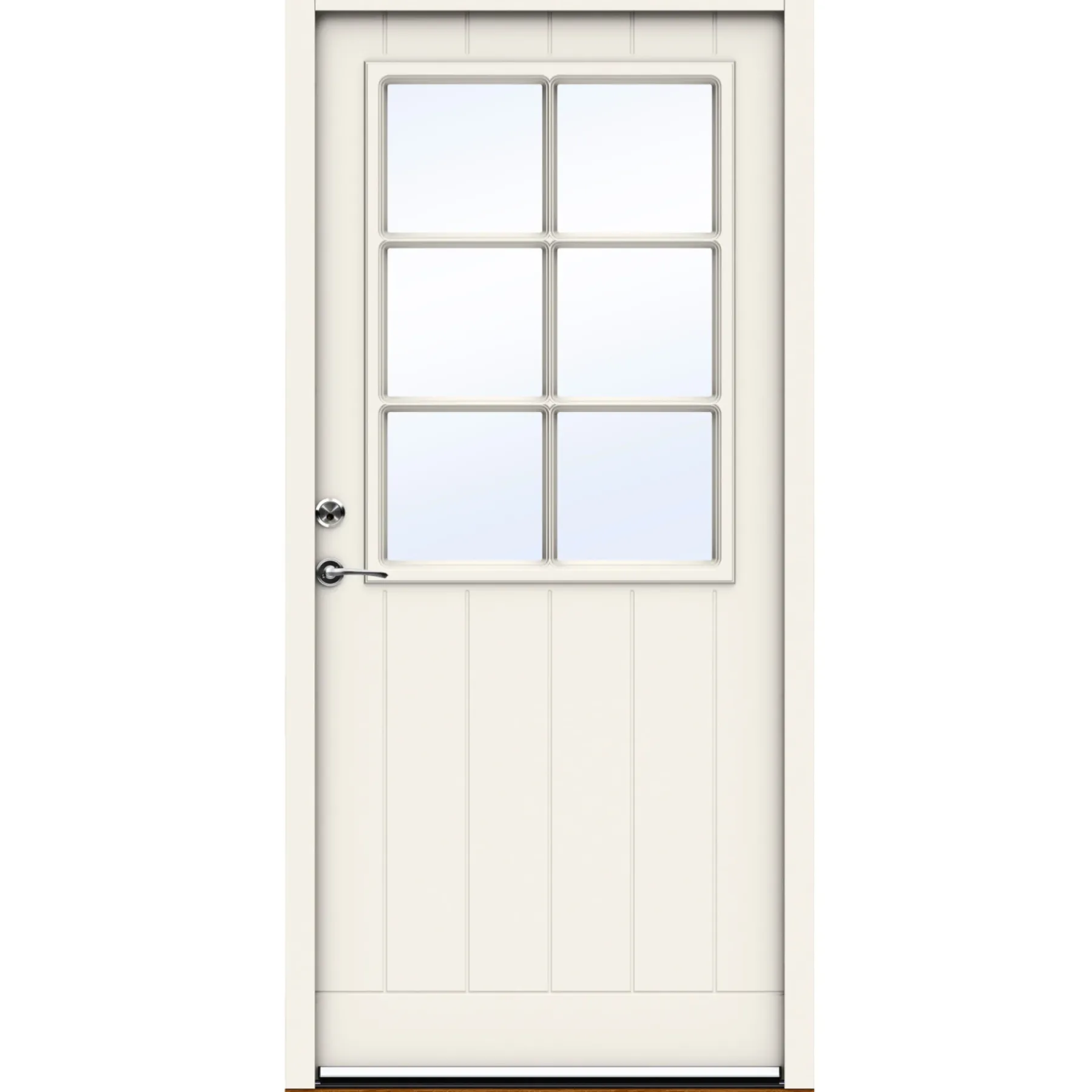 Yderdøre ^ Swedoor ADVANCE-LINE CLASSIC BRAHMS ECO FACADEDØR 77 X 948 X 2115 MM V HVID
