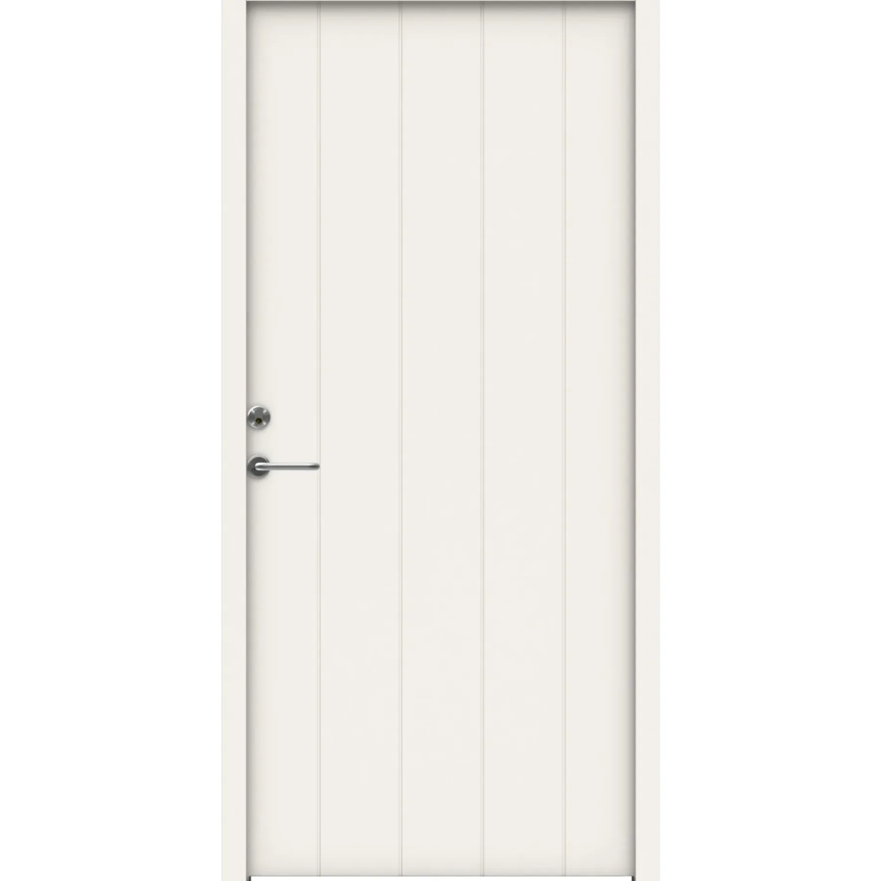Yderdøre ^ Swedoor CLEVER-LINE P-100 3-PUNKTSLÅS FACADEDØR 59 X 948 X 2115 MM H HVID