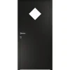 CLEVER-LINE P-900 UDADGÅENDE FACADEDØR 60 X 948 X 2050 MM H SORT>Swedoor Hot