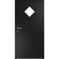 CLEVER-LINE P-900 UDADGÅENDE FACADEDØR 60 X 948 X 2050 MM H SORT>Swedoor Hot