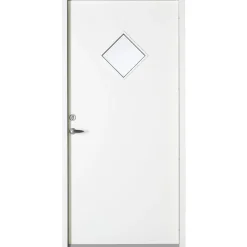 CLEVER-LINE P-900 UDADGÅENDE FACADEDØR 60 X 948 X 2050 MM H HVID>Swedoor Online