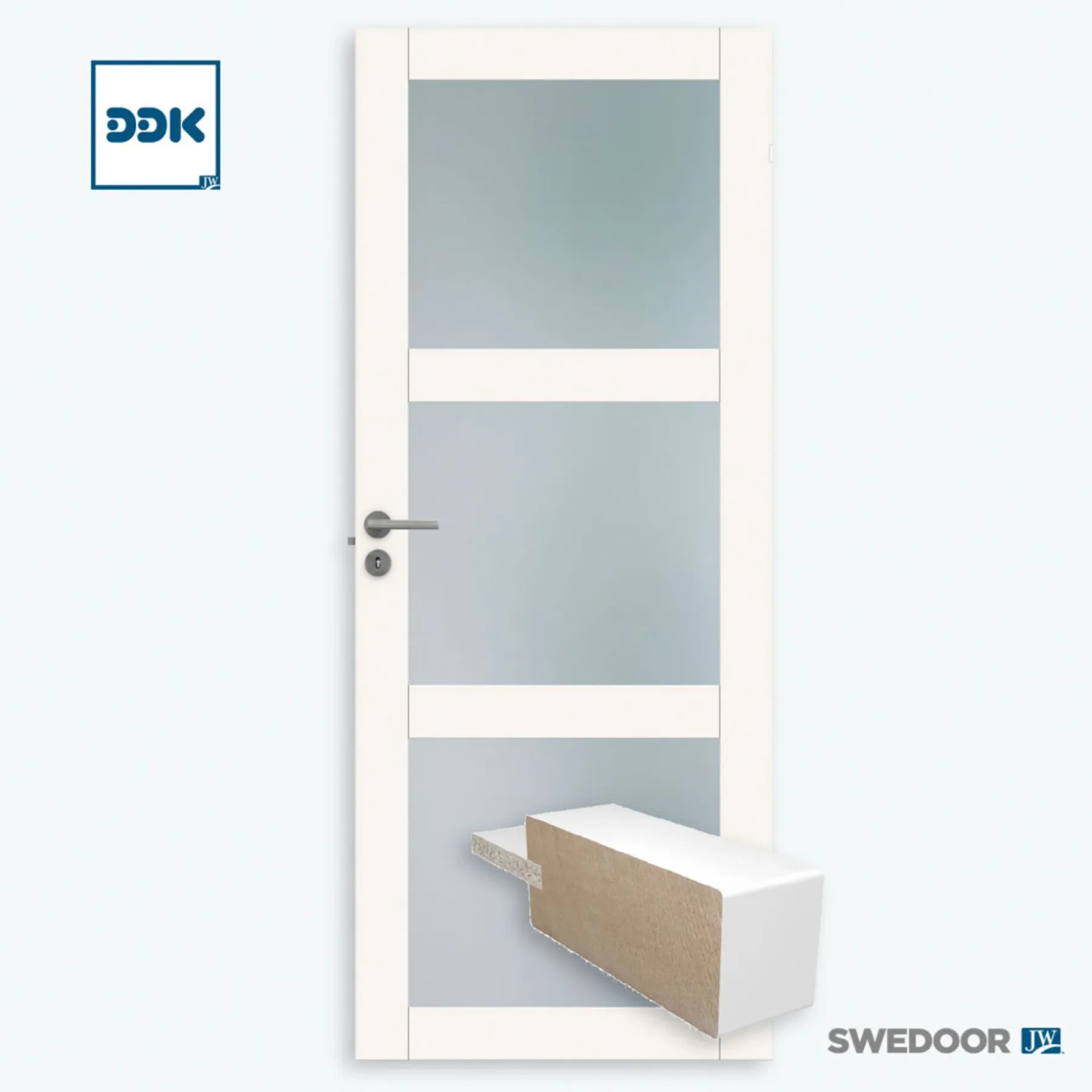 CLEVER-LINE PURITY GW3L GLASDØR 8X21>Swedoor Best