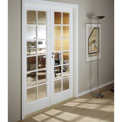 CLEVER-LINE STYLE SP12 DOBBELT GLASDØR INKL. KARMSÆT 128 MM 17X21>Swedoor