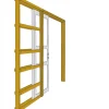 Skydedøre ^ Swedoor SKYDEVÆGSELEMENT 9X21 121 MM