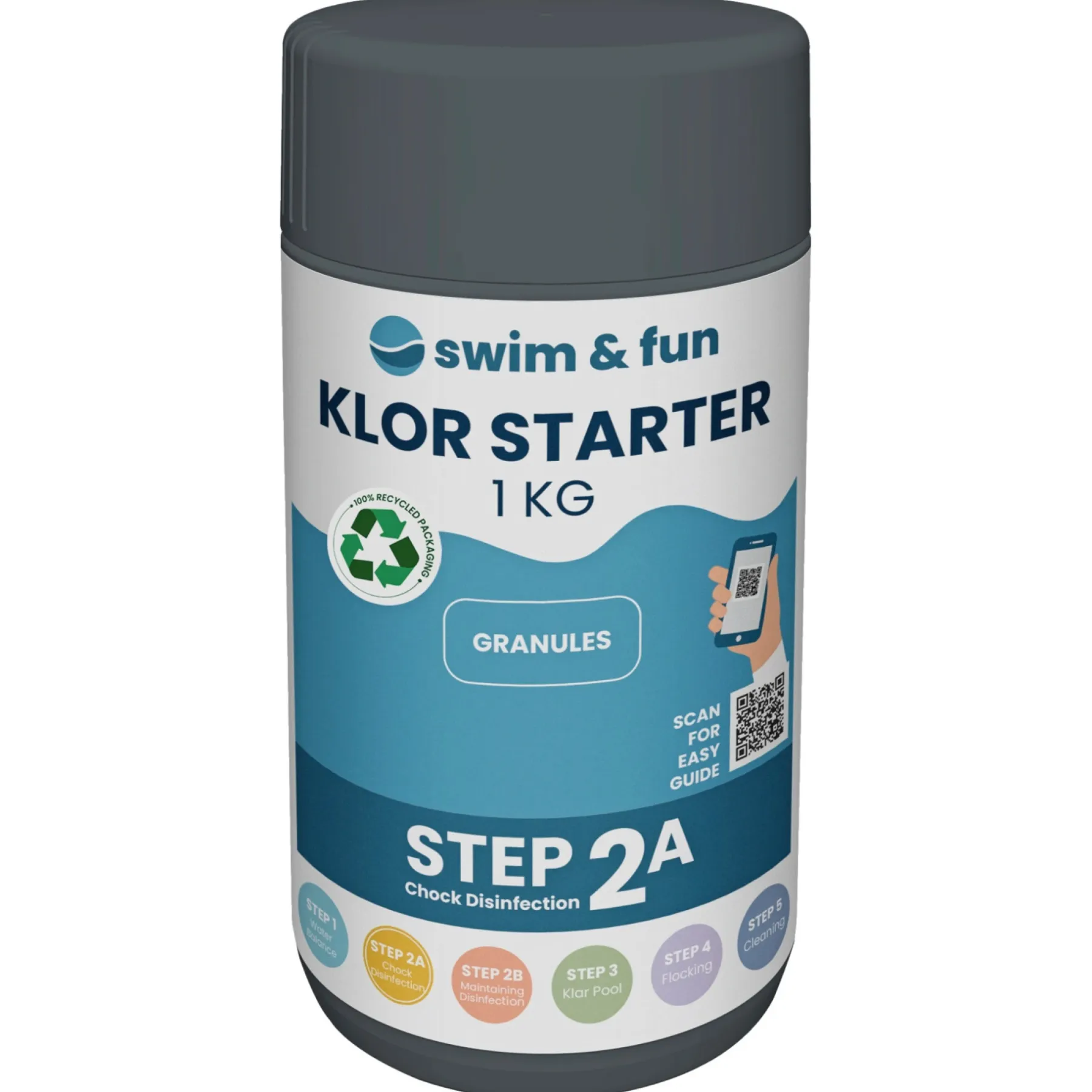 Pool & Tilbehør ^ Swim&Fun 1701 KLOR STARTER