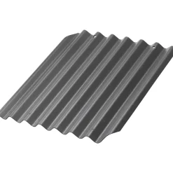 Bølgeplader ^ Swisspearl B9-S MAX BØLGEPLADE SORTBLÅ HJ/HU = HJØRNEAFSKÆRING OG HULLER