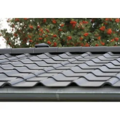 STRUCTA (TOSCANA) FK FIBERCEMENTTAG SORT 6650 1175 X 625 MM>Swisspearl