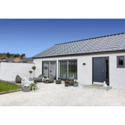 Bølgeplader ^ Swisspearl STRUCTA (TOSCANA) HJ FIBERCEMENTTAG SORT 6650 1175 X 625 MM