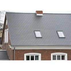 WESTERLAND SKIFERPLADE SORTBLÅ 300 X 600 MM>Swisspearl Discount