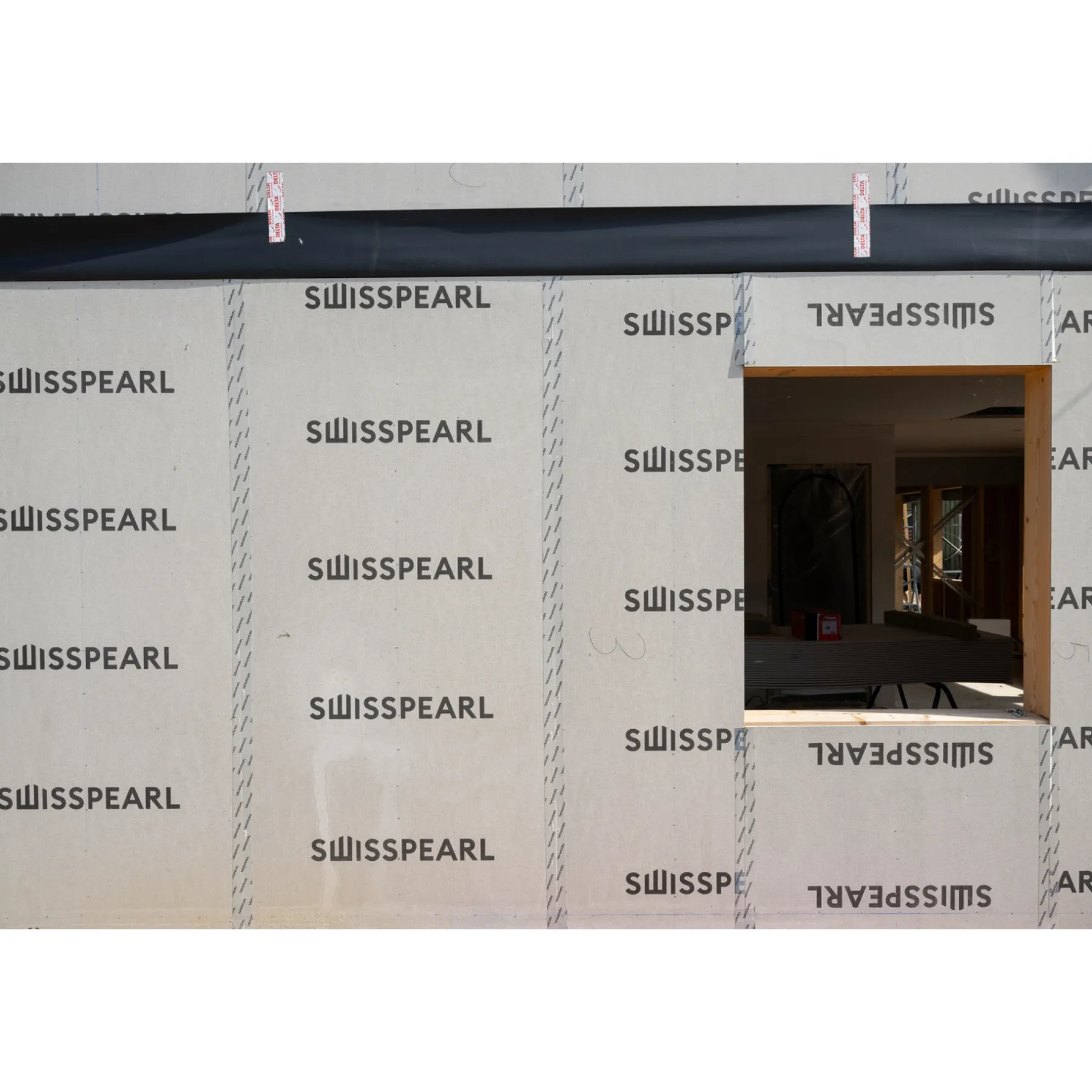 Facadebeklædning ^ Swisspearl WINDSTOPPER EXTREME VINDSPÆRREPLADE 9 X 1200 X 2700 MM NATUR