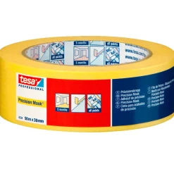 Tape ^ Tesa PRECISION AFDÆKNINGSTAPE 50MX38MM GUL