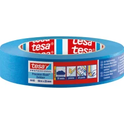 Tape ^ Tesa PROFESSIONAL OUTDOOR 4440 AFDÆKNINGSTAPE 50 M X 25 MM BLÅ