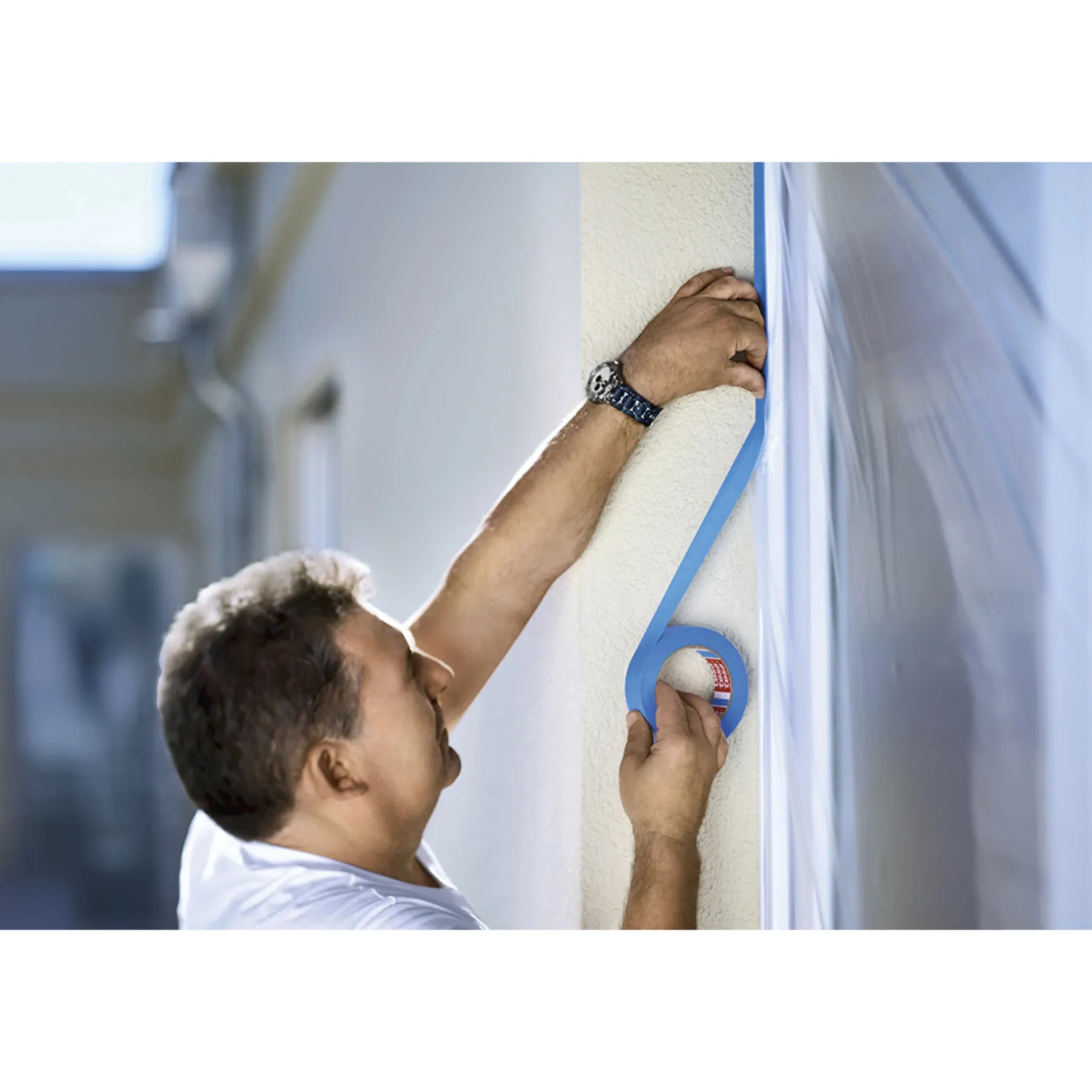 Tape ^ Tesa PROFESSIONAL OUTDOOR 4440 AFDÆKNINGSTAPE 50 M X 25 MM BLÅ