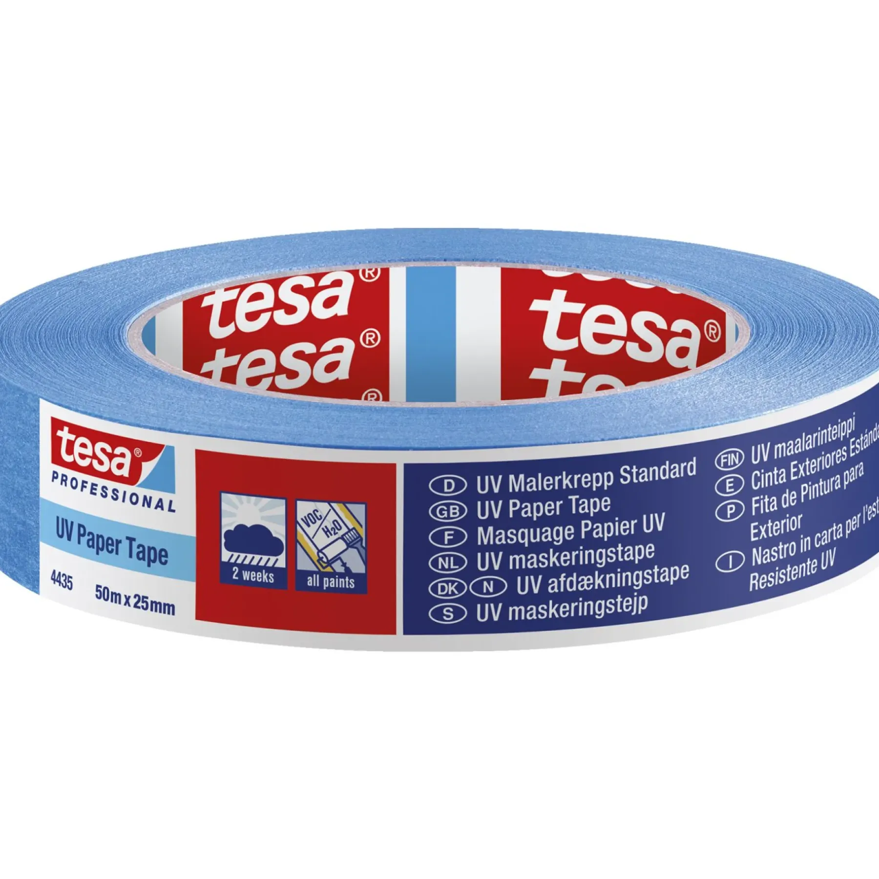 Tape ^ Tesa OUTDOOR 4435 MALERTAPE 50 M X 25 MM BLÅ