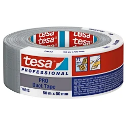 PROFESSIONAL PRO LÆRREDSTAPE 50M X 50MM SØLV>Tesa