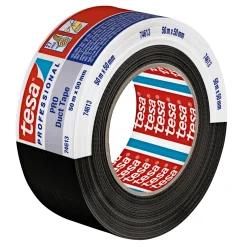 PROFESSIONAL PRO LÆRREDSTAPE 50M X 50MM SORT>Tesa Clearance