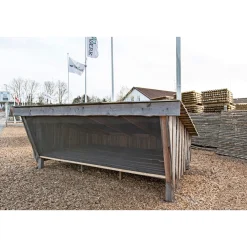 Shelters & Bålhytter ^ Tiset Savværk TISET SAVVÆRK TISET 81-2020 SHELTER 10,5 M2