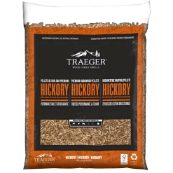 Grilltilbehør ^ Traeger HICKORY TRÆPILLER TIL GRILL 9 KG