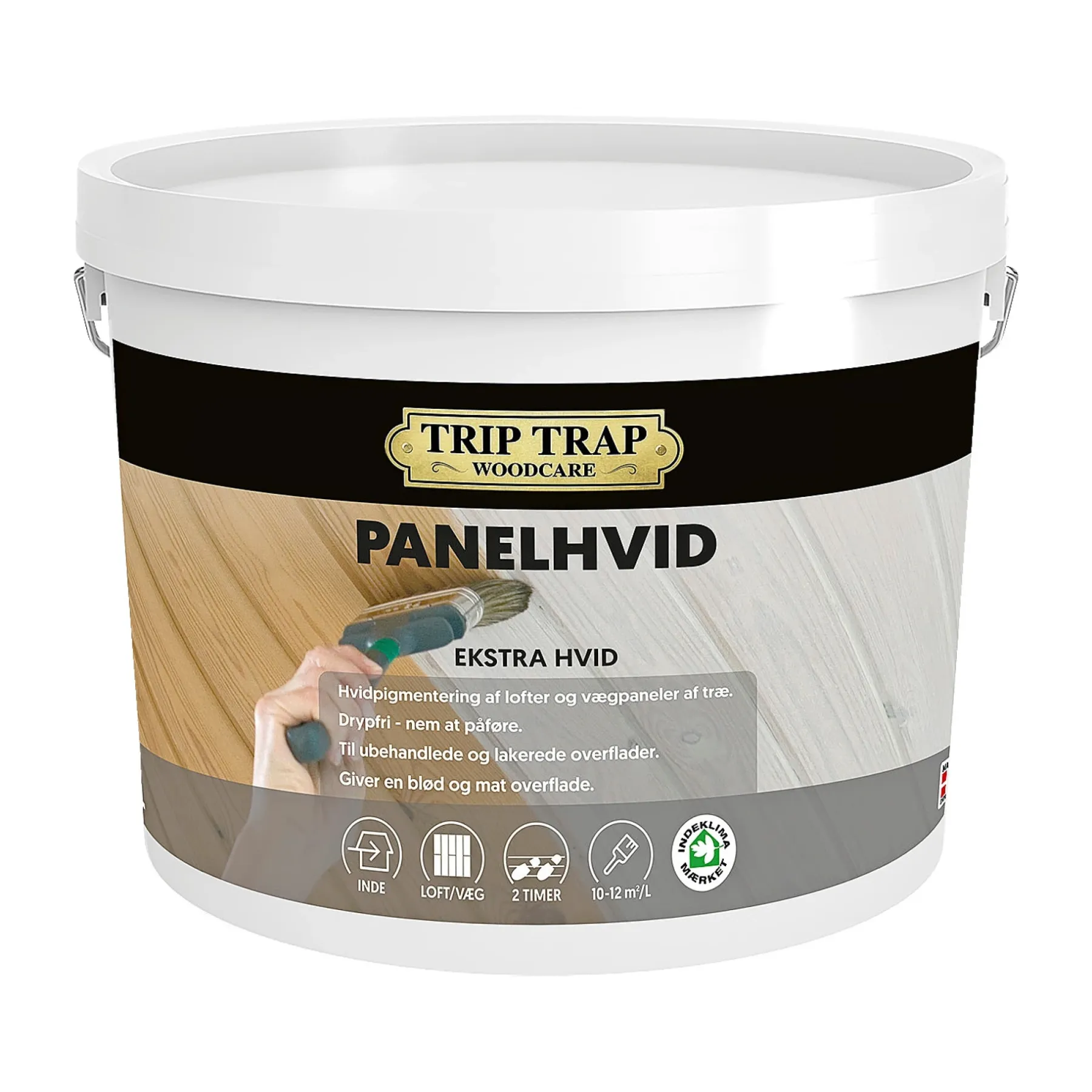 PANEL TRÆMALING 4,0 L EKSTRA HVID>Trip Trap Outlet