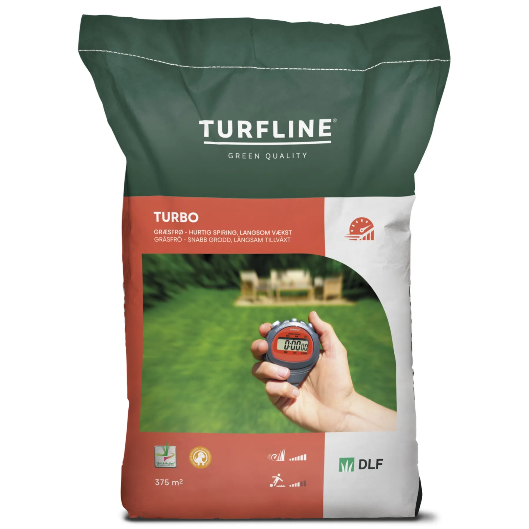 Græsfrø ^ Turfline TURBO GRÆSFRØ 7,5 KG