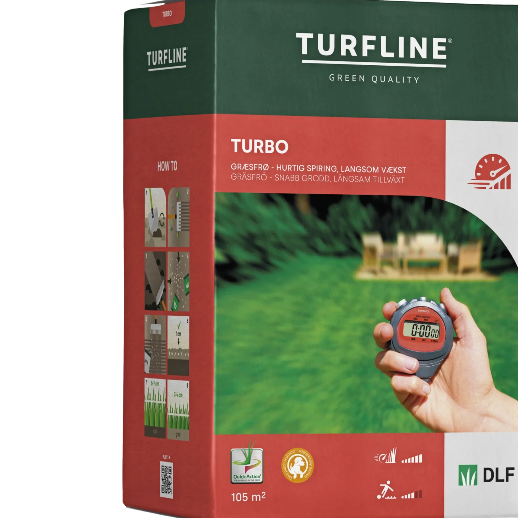 TURBO GRÆSFRØ 2,1 KG>Turfline Clearance