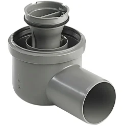 Gulvafløb ^ Unidrain 2411.0075 UDLØBSHUS 75 MM VANDRET