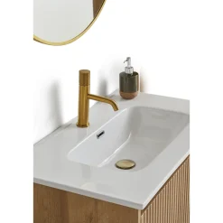 Badeværelsesmøbler ^ VASSO ROMA SOFTCLOSE BADMØBEL VARM EG 1 SKUFFE 80 CM