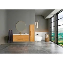 MILANO SOFTCLOSE BADMØBEL VARM EG 2 SKUFFER 120 CM>VASSO Discount
