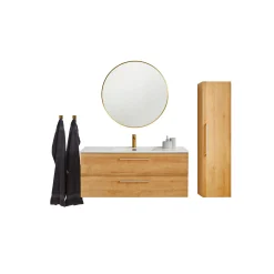 MILANO SOFTCLOSE BADMØBEL VARM EG 2 SKUFFER 120 CM>VASSO Discount