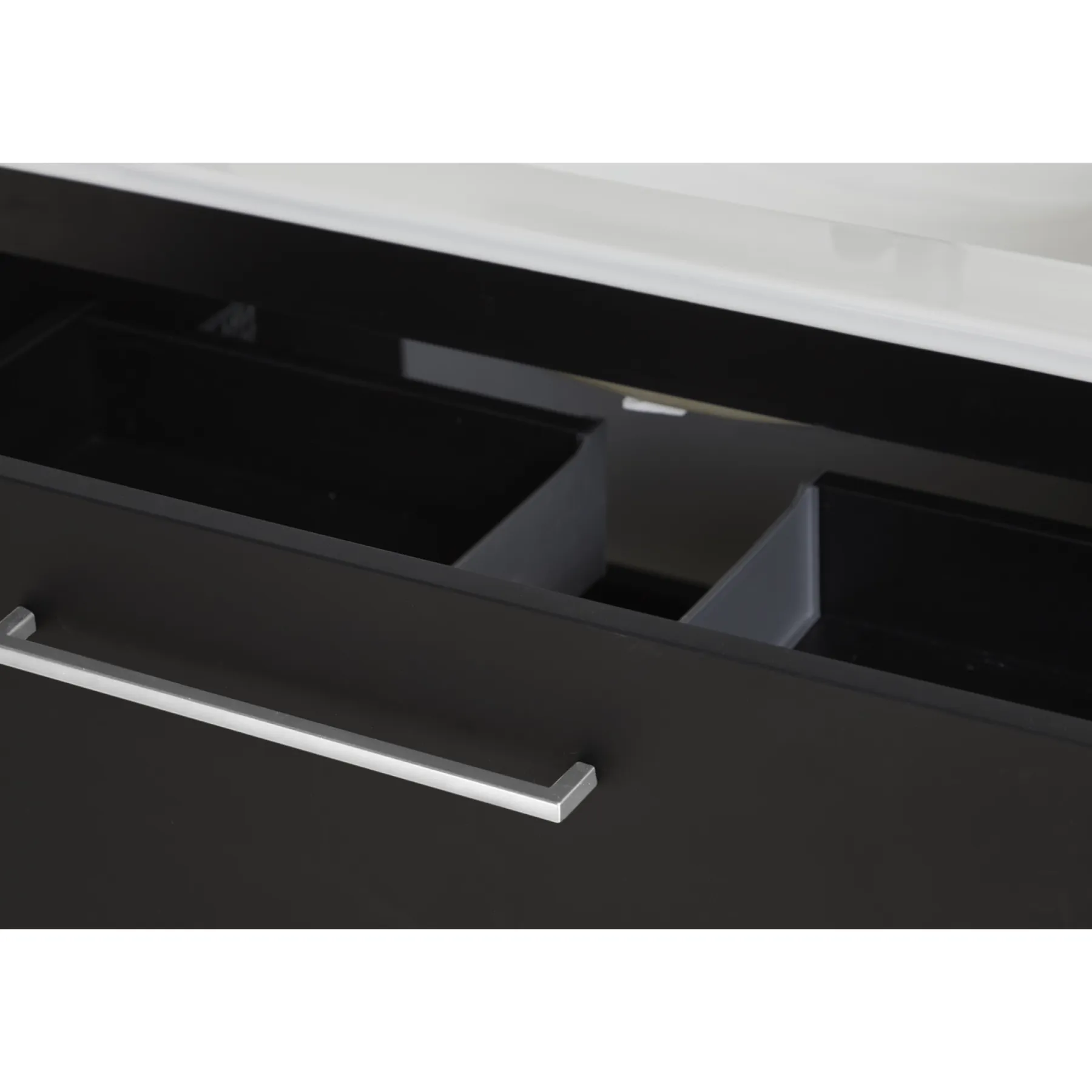 MILANO SOFTCLOSE BADMØBEL SORT 2 SKUFFER 60 CM>VASSO Online