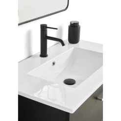 MILANO SOFTCLOSE BADMØBEL SORT 2 SKUFFER 60 CM>VASSO Online