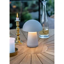 Genopladelige Lamper ^ Veli Line GENOPLADELIG TOUCH BORDLAMPE HVID