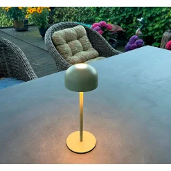 Genopladelige Lamper ^ Veli Line SHINE MINI TOUCH GENOPLADELIG BORDLAMPE OLIVENGRØN