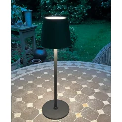 Genopladelige Lamper ^ Veli Line STYLE TOUCH GENOPLADELIG BORDLAMPE SORT