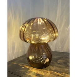 Julepynt ^ Veli Line MUSHROOM GLAS LAMPE